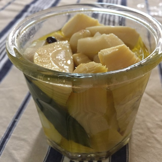 たけのこのアーティチョーク風オイル漬け レシピ 作り方 By Applefarm クックパッド