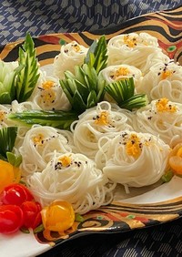 製麺所が教える素麺の茹で方、盛り付け方