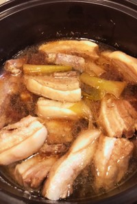 ネギと豚バラの簡単コトコト煮