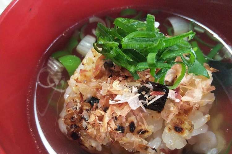軽めご飯に 焼おにぎりお茶漬け レシピ 作り方 By Xxこのみxx クックパッド 簡単おいしいみんなのレシピが372万品