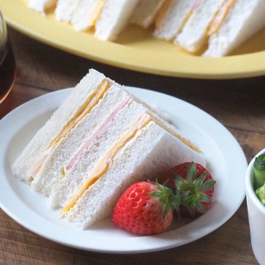 簡単♡台湾風サンドイッチ（三明治）の画像