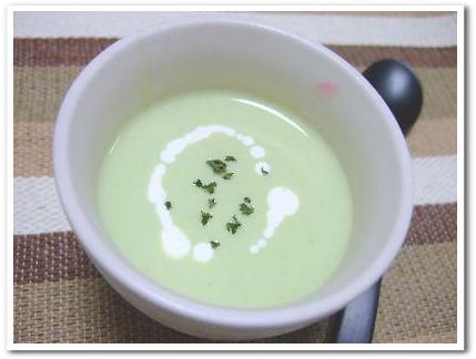 枝豆のヘルシースープの画像