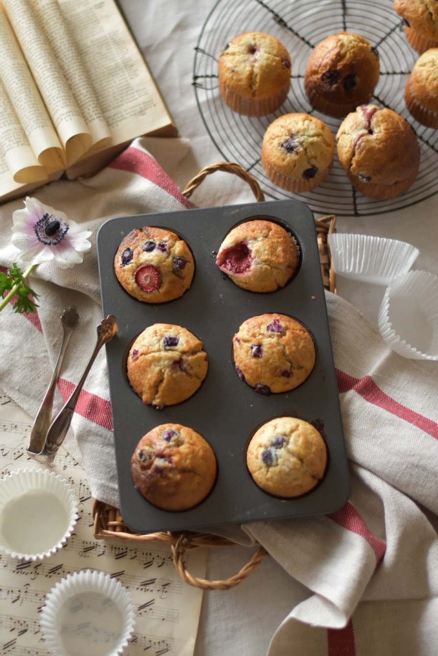 ヨーロッパのおうちのベリーマフィン by __yuri 【クックパッド】 簡単おいしいみんなのレシピが395万品