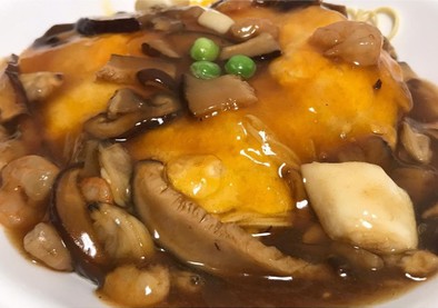 【低糖質】豆腐皮の天津麺【ダイエット】の写真