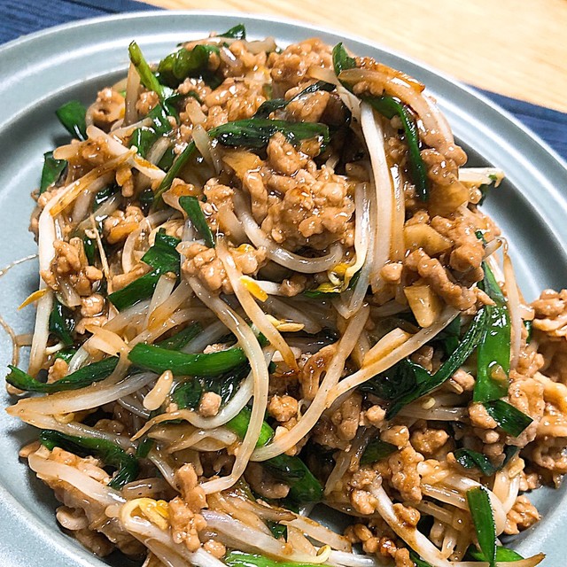 家計に優しい 豚ひき肉のニラもやし炒め レシピ 作り方 By Mongome クックパッド 簡単おいしいみんなのレシピが373万品