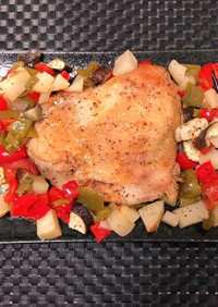 チキンと野菜のオーブン焼き