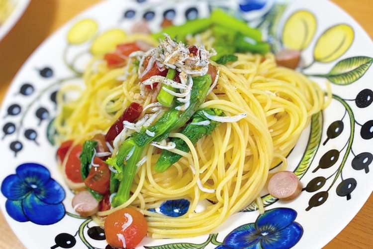 菜の花としらすのペペロンチーノ レシピ 作り方 By 三毛猫みーこ クックパッド 簡単おいしいみんなのレシピが354万品