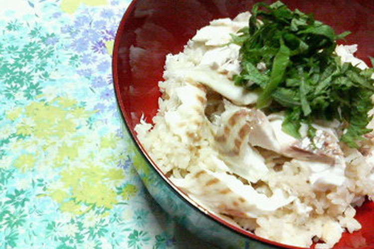 鯛の刺身で 簡単 鯛めし レシピ 作り方 By キョク クックパッド 簡単おいしいみんなのレシピが353万品