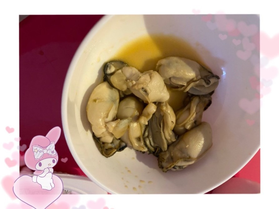 牡蠣のニンニクバター炒めの画像