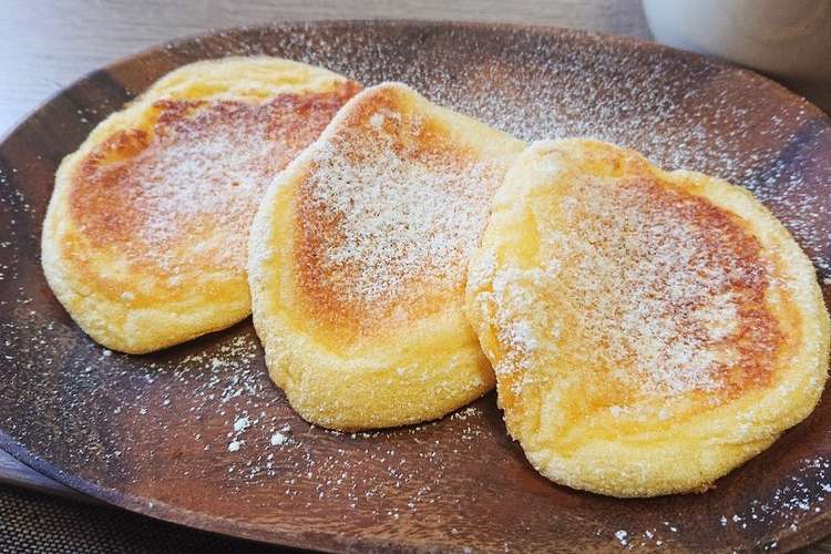 レンジで簡単 ふわふわパンケーキ レシピ 作り方 By クックまいななパパ クックパッド 簡単おいしいみんなのレシピが350万品