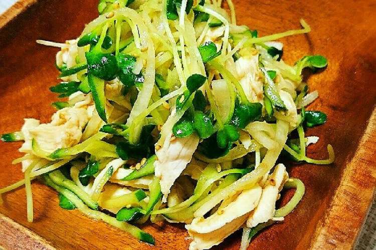 鶏ささみと野菜のあっさり中華サラダ レシピ 作り方 By Shizu78 クックパッド 簡単おいしいみんなのレシピが359万品