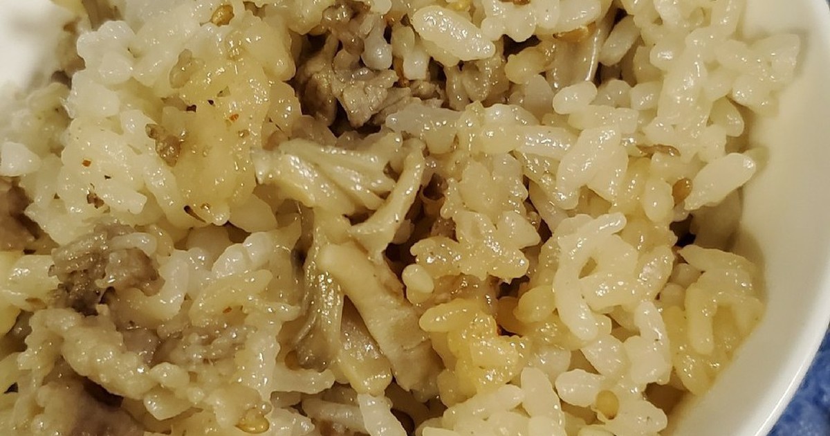 簡単 牛バラ肉と舞茸の炊き込みご飯 レシピ 作り方 By Ash Mie クックパッド 簡単おいしいみんなのレシピが360万品