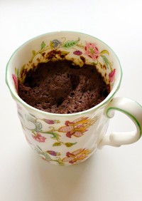 レンジで2分☆簡単マグカップチョコケーキ
