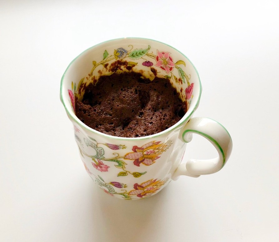 レンジで2分☆簡単マグカップチョコケーキの画像