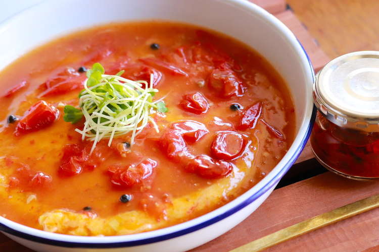 お手軽 かに玉トマトソース レシピ 作り方 By アパッペマヤジフ クックパッド 簡単おいしいみんなのレシピが360万品