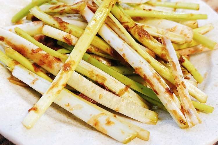 島らっきょうの茎の美味しい食べ方 レシピ 作り方 By めぐみの郷 クックパッド 簡単おいしいみんなのレシピが366万品