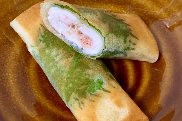 大葉ささみ明太チーズ春巻き 冷凍ok レシピ 作り方 By 楽で美味い時短レシピ クックパッド 簡単おいしいみんなのレシピが355万品