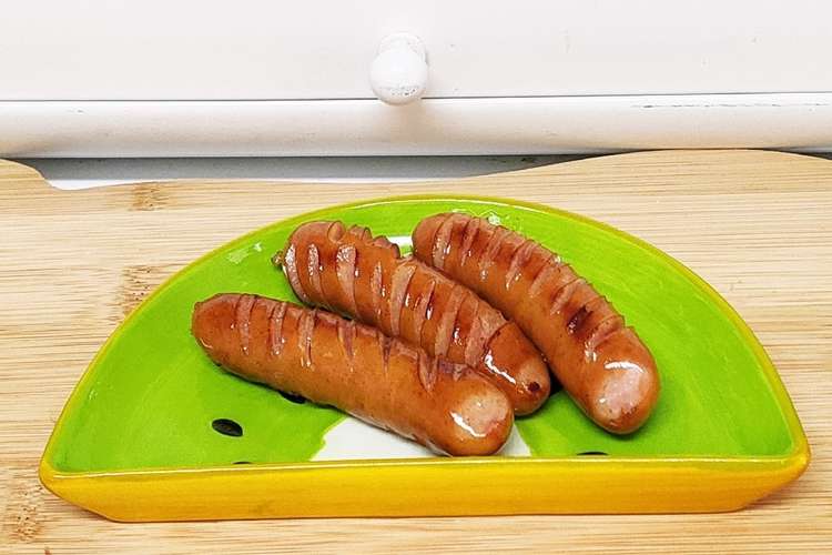 時短の焼きソーセージ お弁当にも レシピ 作り方 By Miella クックパッド