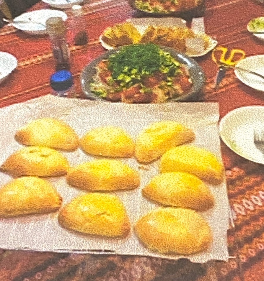 タジキスタン♡カッテージチーズパイの画像