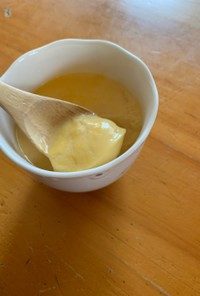 卵とマギーブイヨンのみ　茶碗蒸し