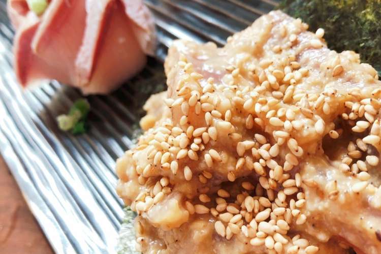 日本酒に合う簡単おつまみ胡麻ぶり レシピ 作り方 By はせがわだいき クックパッド 簡単おいしいみんなのレシピが350万品