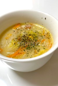 野菜たっぷり✩簡単白菜スープ
