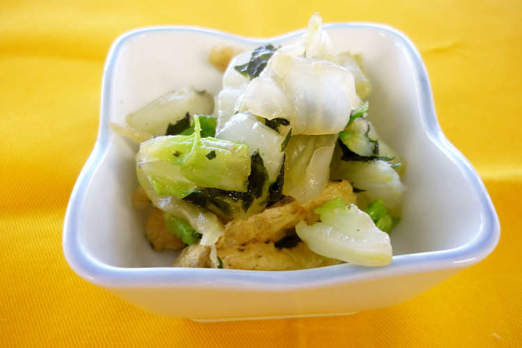 キャベツの韓国風和え物 レシピ 作り方 By 所沢市 クックパッド 簡単おいしいみんなのレシピが352万品