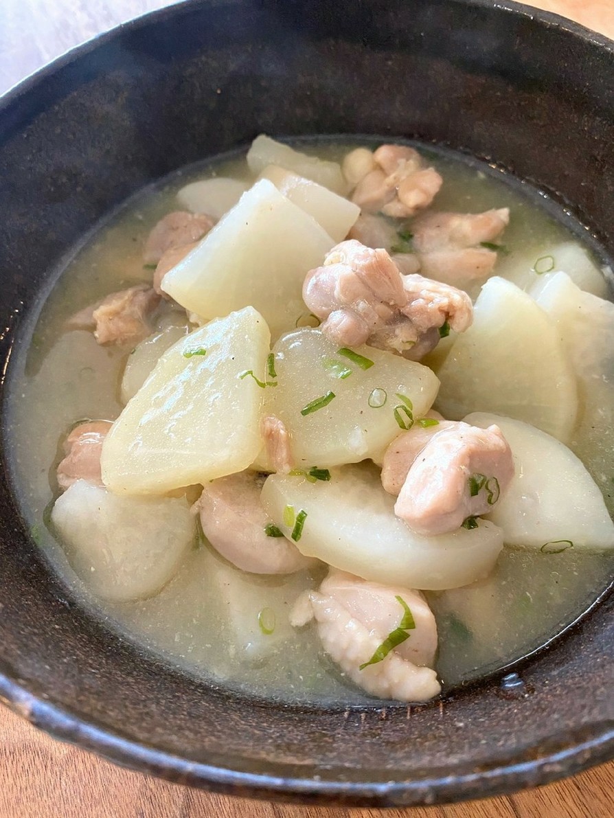 生姜たっぷり✽鶏と大根のうま塩煮の画像