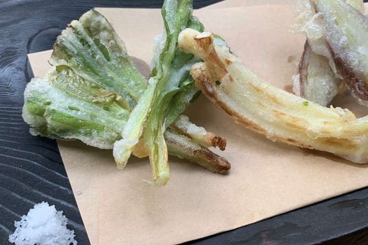 米粉でサツクリ 行者にんにくの天ぷら レシピ 作り方 By オイリストひろみん クックパッド 簡単おいしいみんなのレシピが360万品