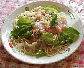 生ハムの特急パスタ