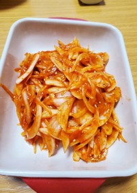 新玉ねぎの韓国風サラダ