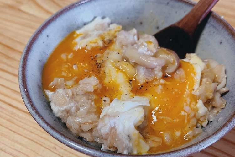 5分で簡単 オートミールでおかゆ朝食 レシピ 作り方 By Pon81 クックパッド