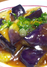 揚げ茄子のあんかけ＝台湾家庭料理