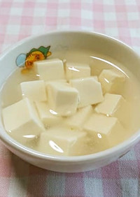 【離乳中期】豆腐のあんかけ