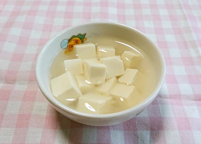 【離乳中期】豆腐のあんかけの写真