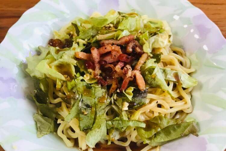 黒酢の 油そば風 冷やし中華 レシピ 作り方 By ペン 8 ギン クックパッド 簡単おいしいみんなのレシピが350万品