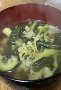 イタリア野菜のコンソメスープ