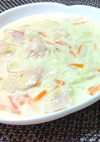 【龍愛】クリームシチュー風スープ