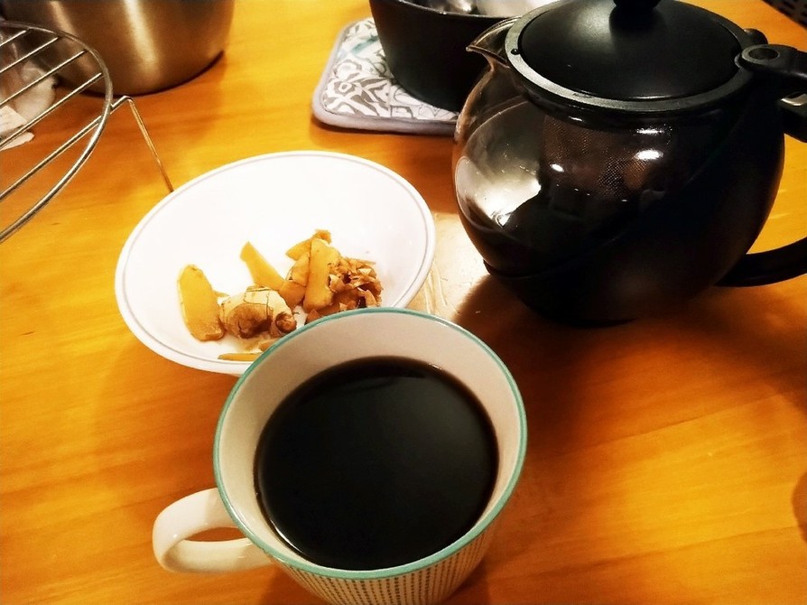 身体ポカポカ黒糖生姜湯　台湾の黑糖薑母茶の画像