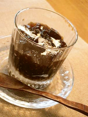 ほろ苦い☆大人のコーヒーゼリー