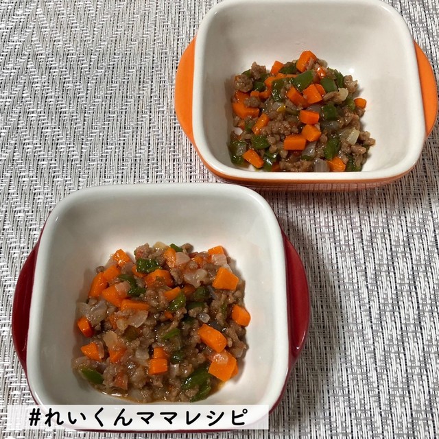 離乳食後期 ひき肉と野菜のトマト煮 レシピ 作り方 By れいくんママレシピ クックパッド 簡単おいしいみんなのレシピが378万品