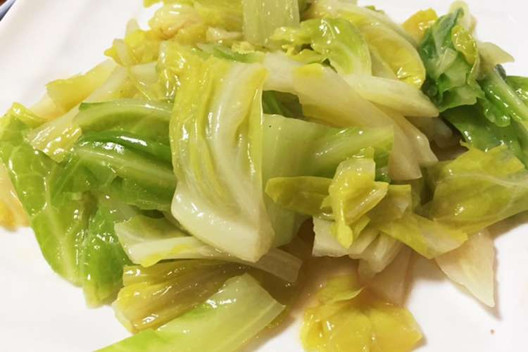 キャベツだけの簡単おつまみ レシピ 作り方 By うねしえ クックパッド