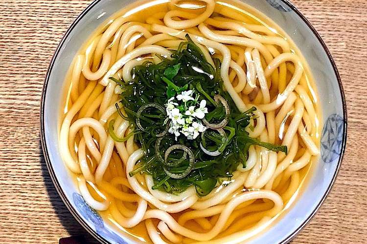 ビューティ女子必見 めかぶうどん レシピ 作り方 By Kiri8186 クックパッド