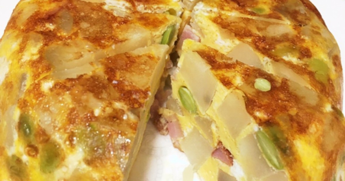 炊飯器で簡単スパニッシュオムレツ レシピ 作り方 By ジェイソンまま クックパッド 簡単おいしいみんなのレシピが359万品