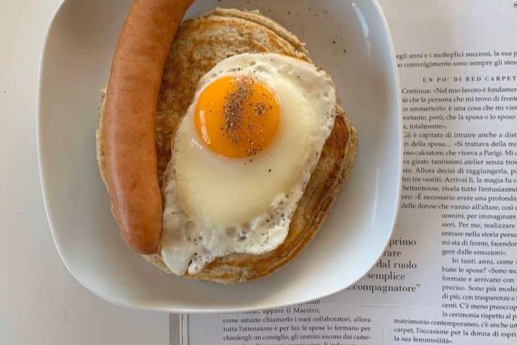 カフェの朝食風パンケーキ レシピ 作り方 By チーズケーキマニア クックパッド 簡単おいしいみんなのレシピが353万品