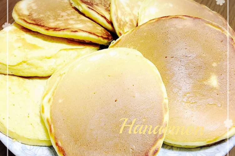 朝食にオススメ 簡単 強力粉パンケーキ レシピ 作り方 By ｈａｎａｅｍｏｎ クックパッド 簡単おいしいみんなのレシピが356万品