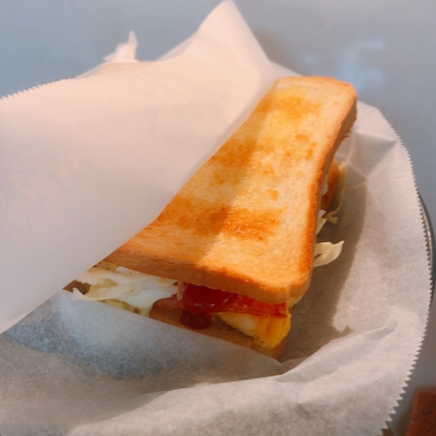 韓国で大人気ハンバーガートースト☆修正済の画像