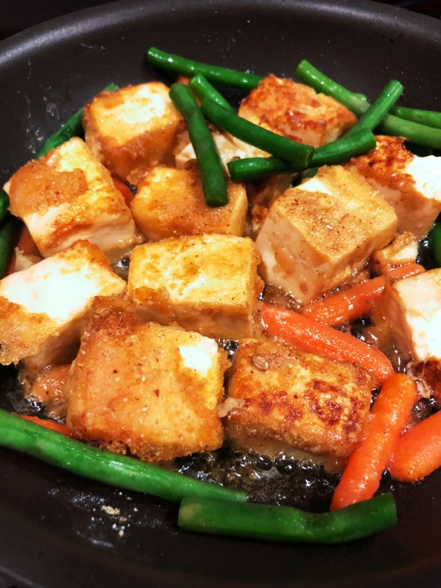 減塩  凍らせ豆腐の唐揚げ　ヴィーガン♡の画像