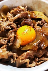 豚ロース肉の生姜焼き丼