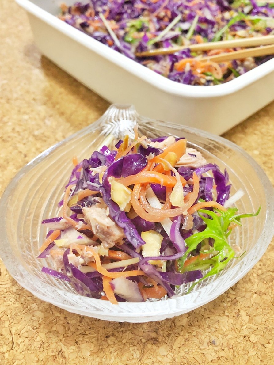 常備菜 紫キャベツの香ばしサラダの画像